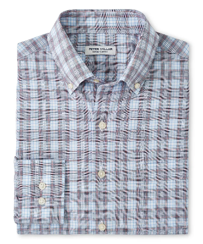 Peter Millar Long Sleeve 'Watson' Button Down Collar Performance Sport Shirt